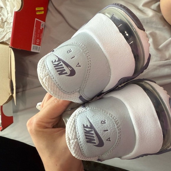 Nike Air Max White and Purple Sneakers - Picture 5 of 8